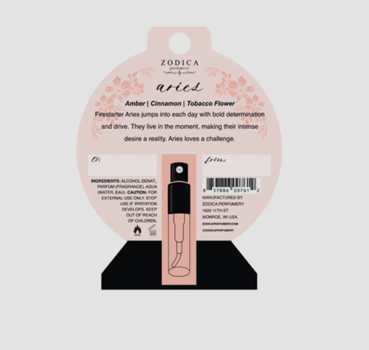 Zodica Perfume Perfurmettes (Mini)