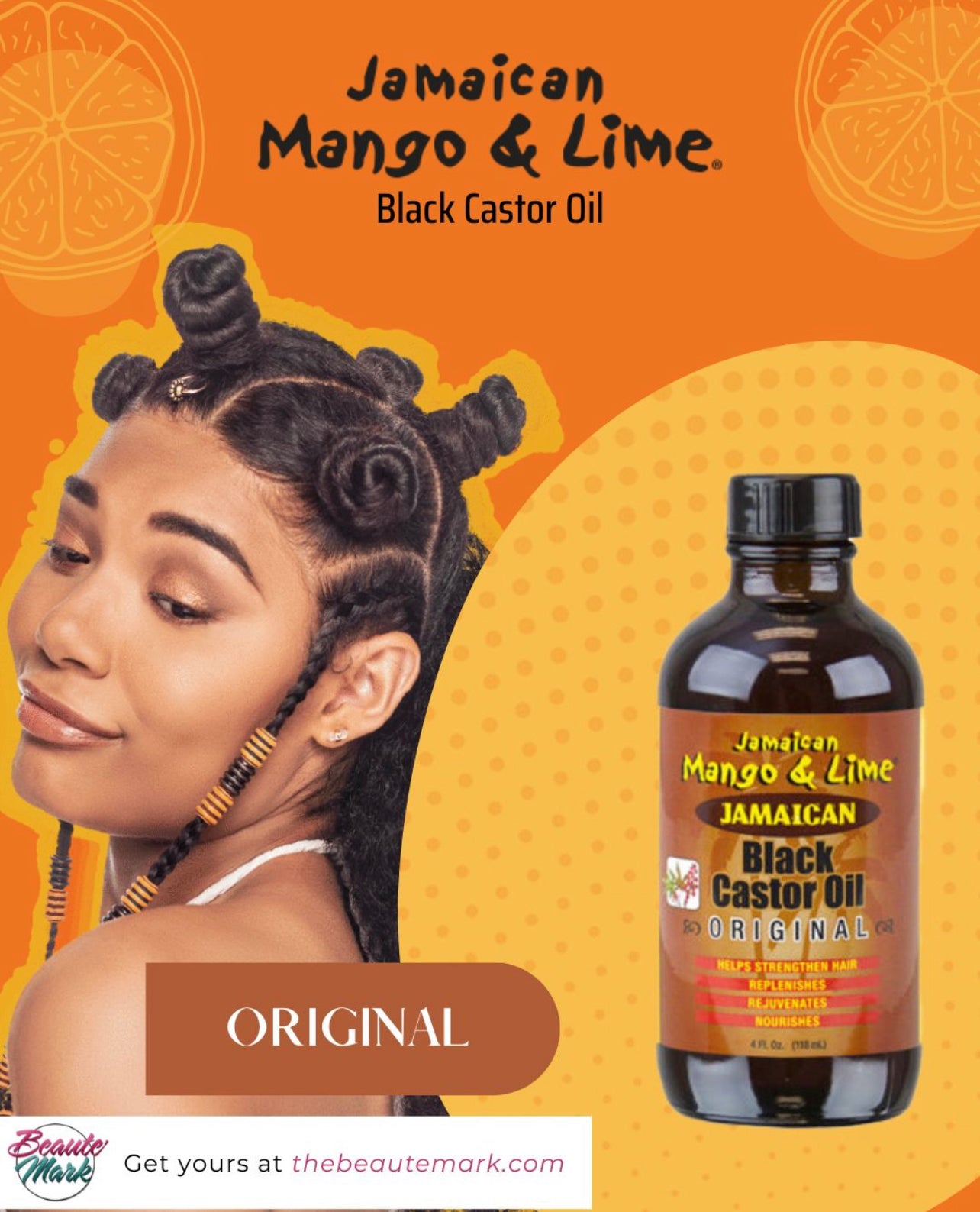 Jamaican Mango Lime Black Castor Oil