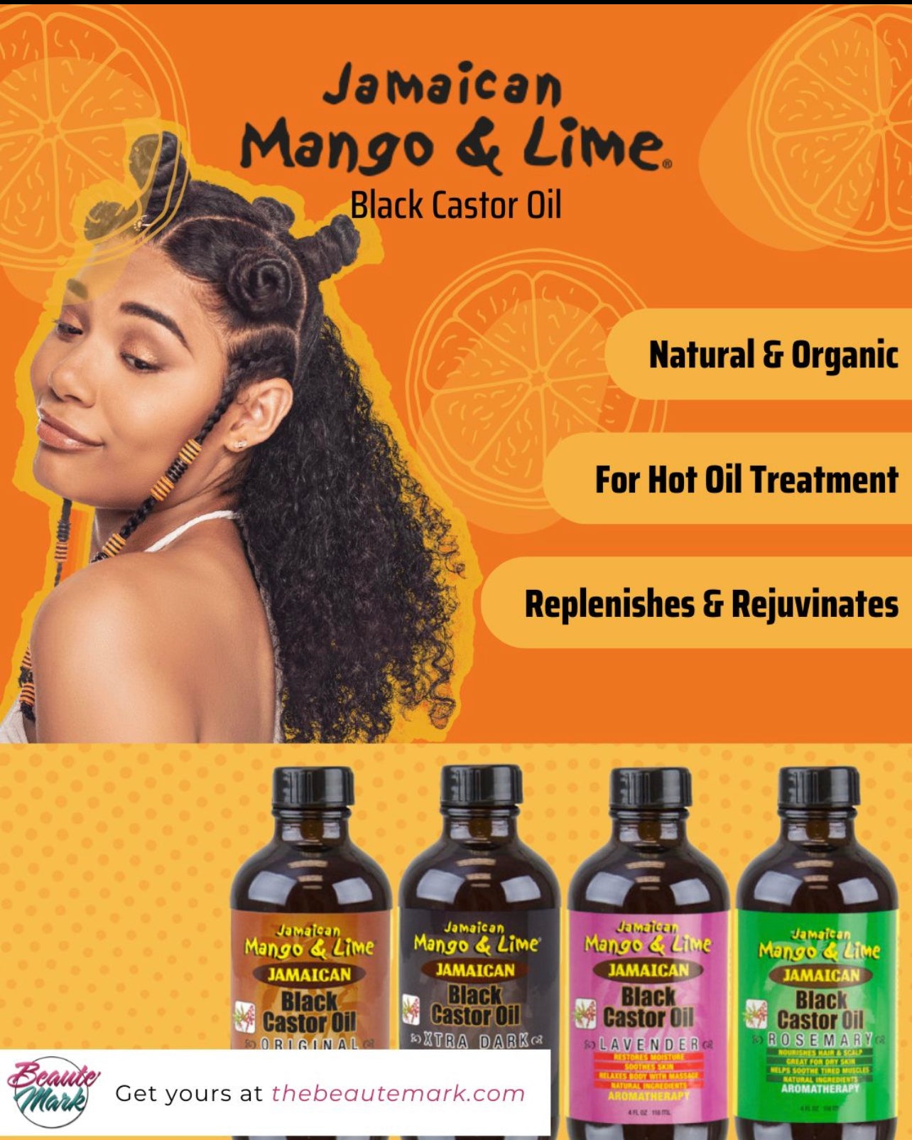 Jamaican Mango Lime Black Castor Oil