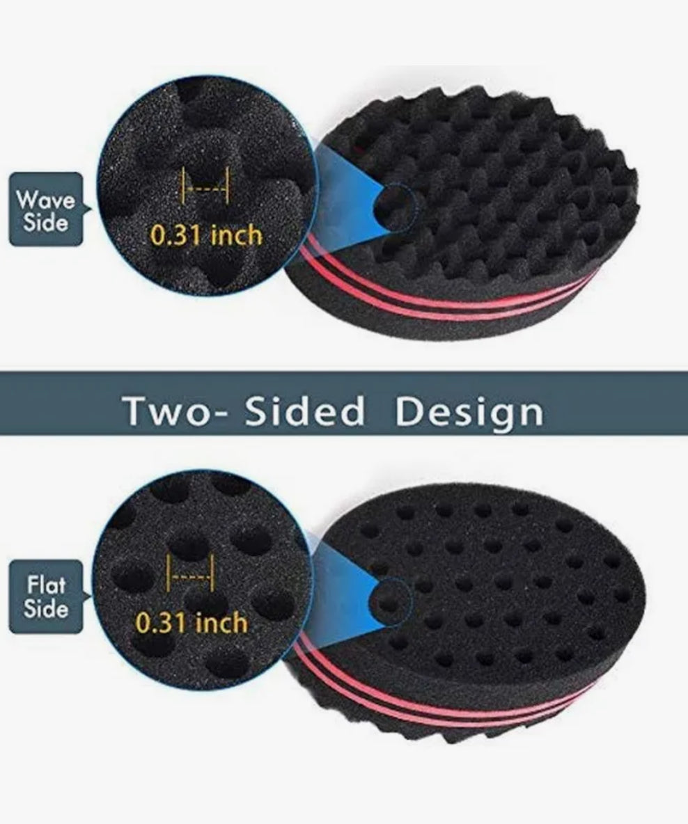 Magic Twist Hair Sponge, Barber Hair Brush Sponge, Styling Tool for Afro Curl
