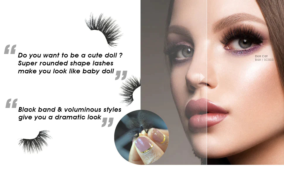 EBIN Cattitude 3D Lashes Majestic Cat