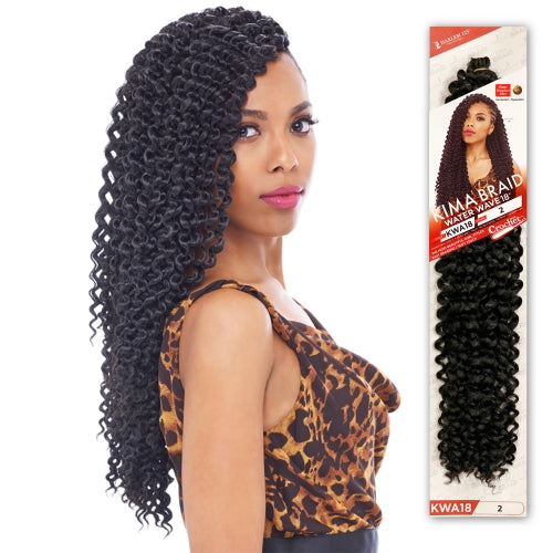 Harlem125 Crochet Braids Kima Braid Water Wave 18"