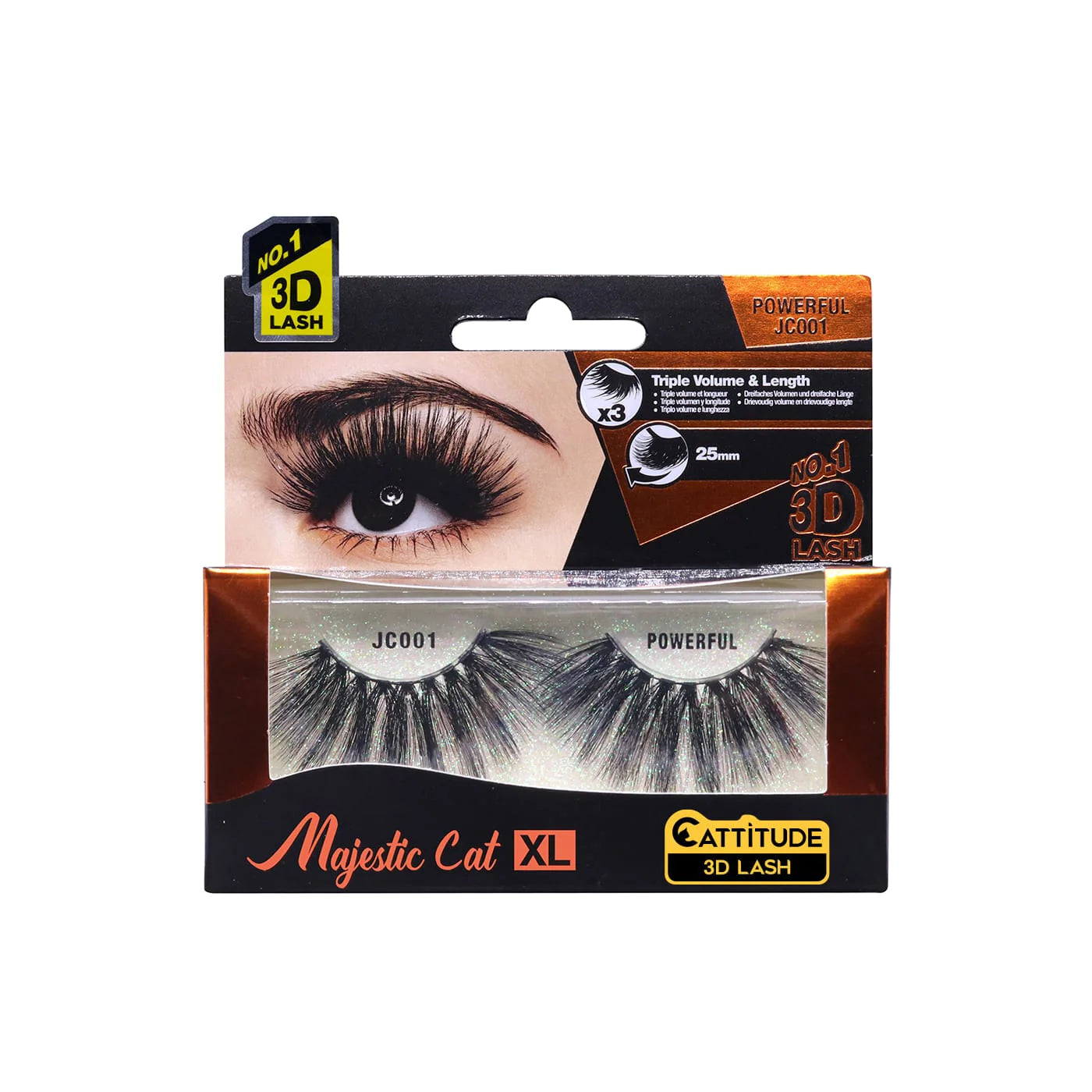 EBIN Cattitude 3D Lashes Majestic Cat