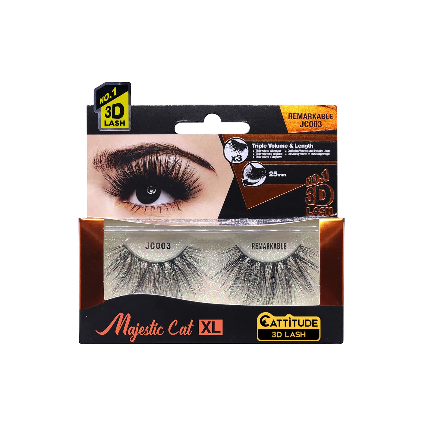 EBIN Cattitude 3D Lashes Majestic Cat