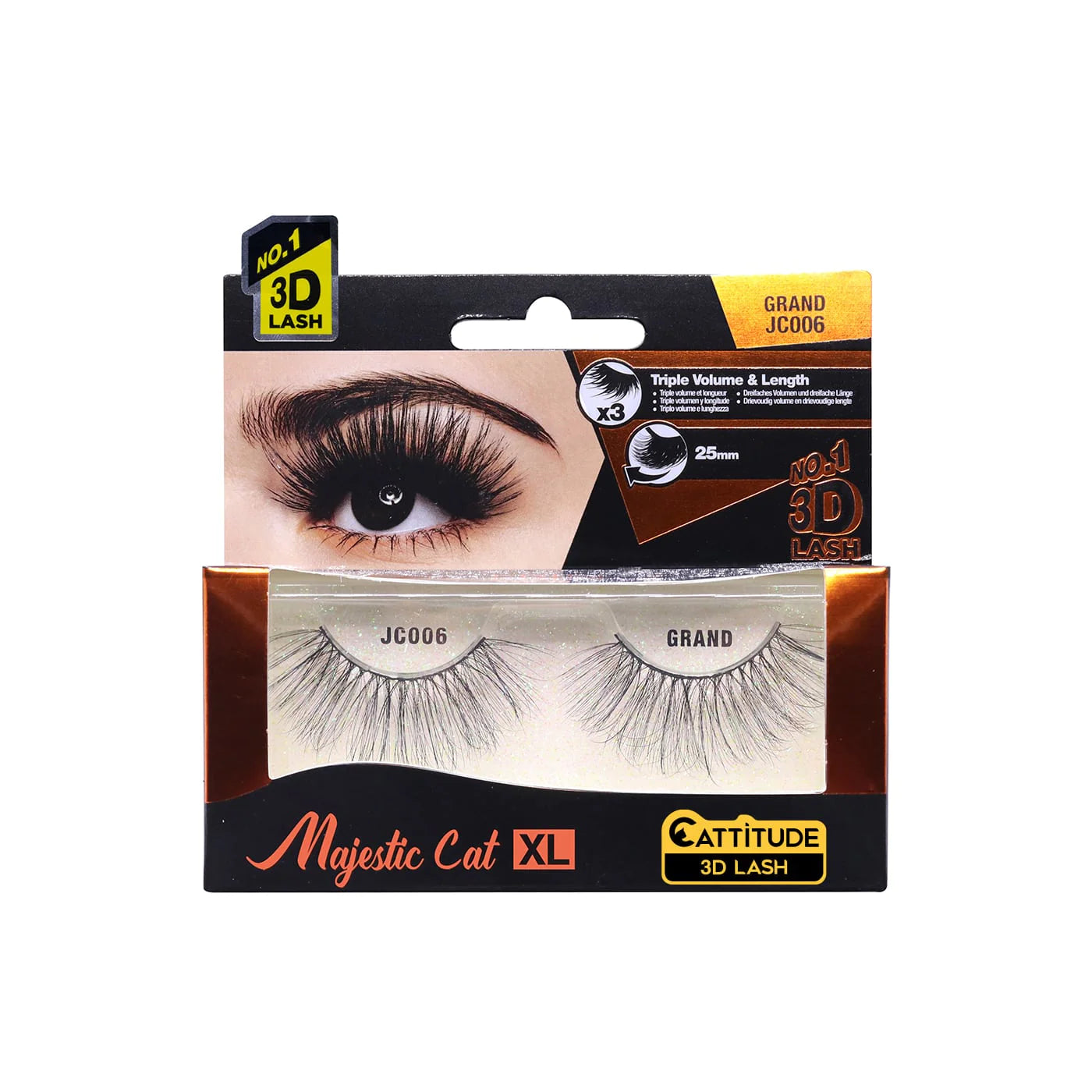 EBIN Cattitude 3D Lashes Majestic Cat
