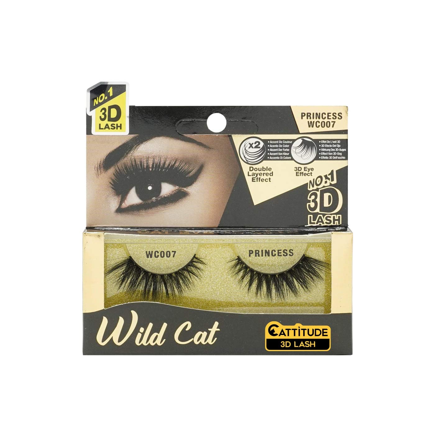 EBIN Cattitude 3D Lashes Wild Cat
