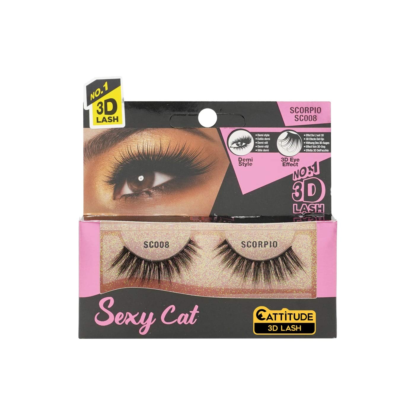 EBIN Cattitude 3D Lashes Sexy Cat