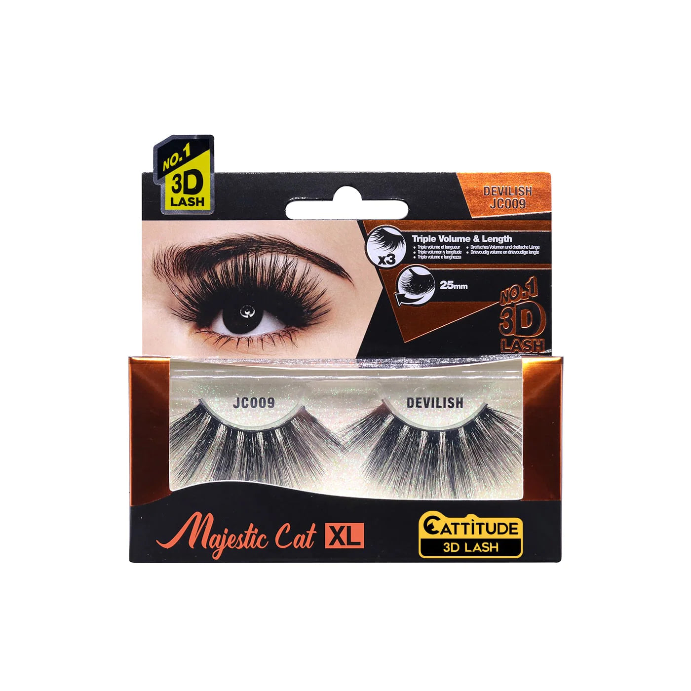 EBIN Cattitude 3D Lashes Majestic Cat