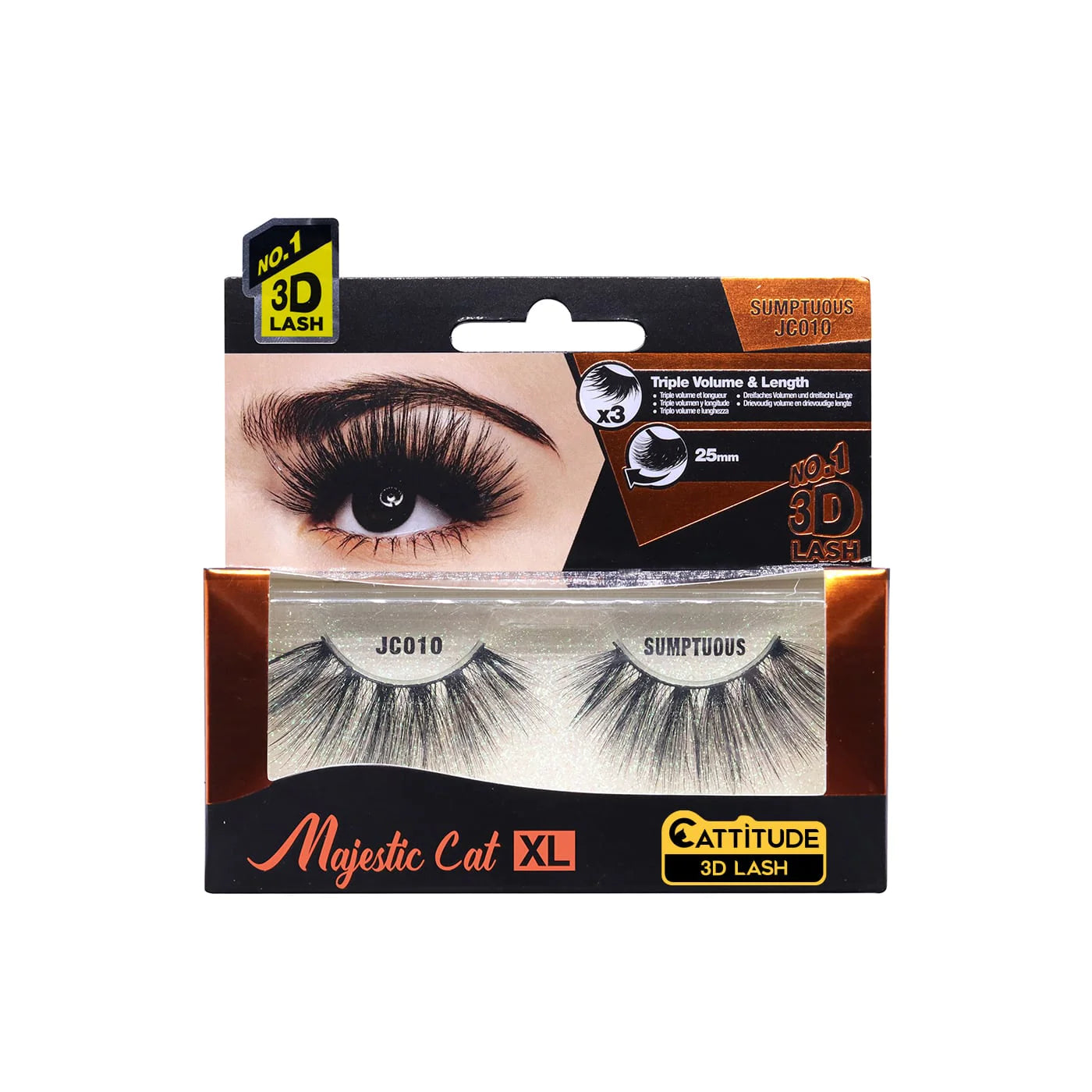 EBIN Cattitude 3D Lashes Majestic Cat