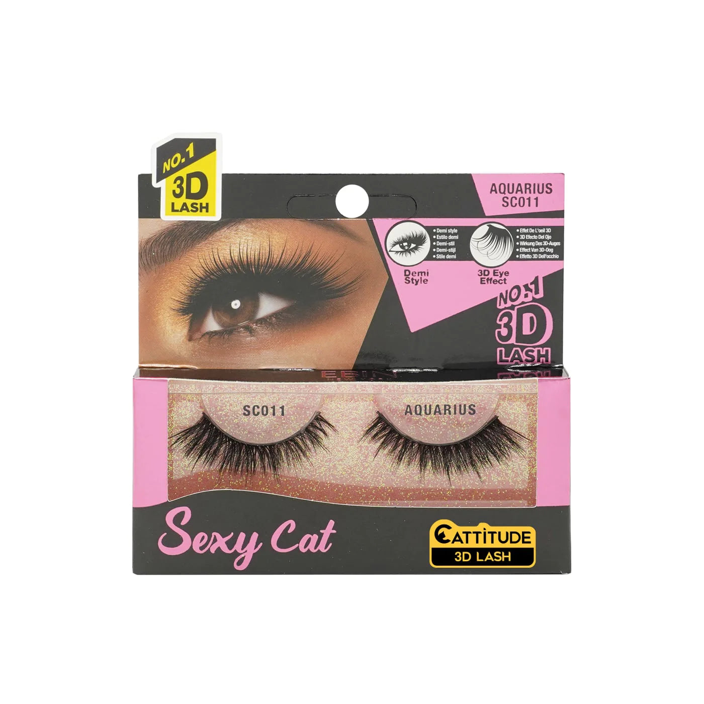 EBIN Cattitude 3D Lashes Sexy Cat