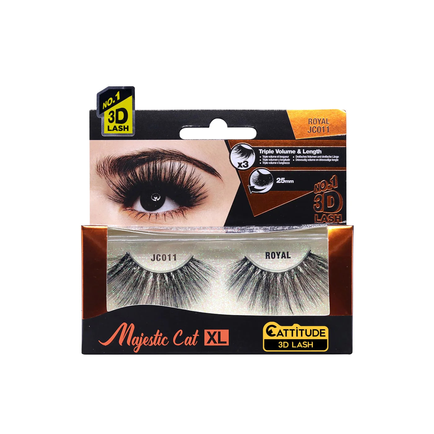 EBIN Cattitude 3D Lashes Majestic Cat