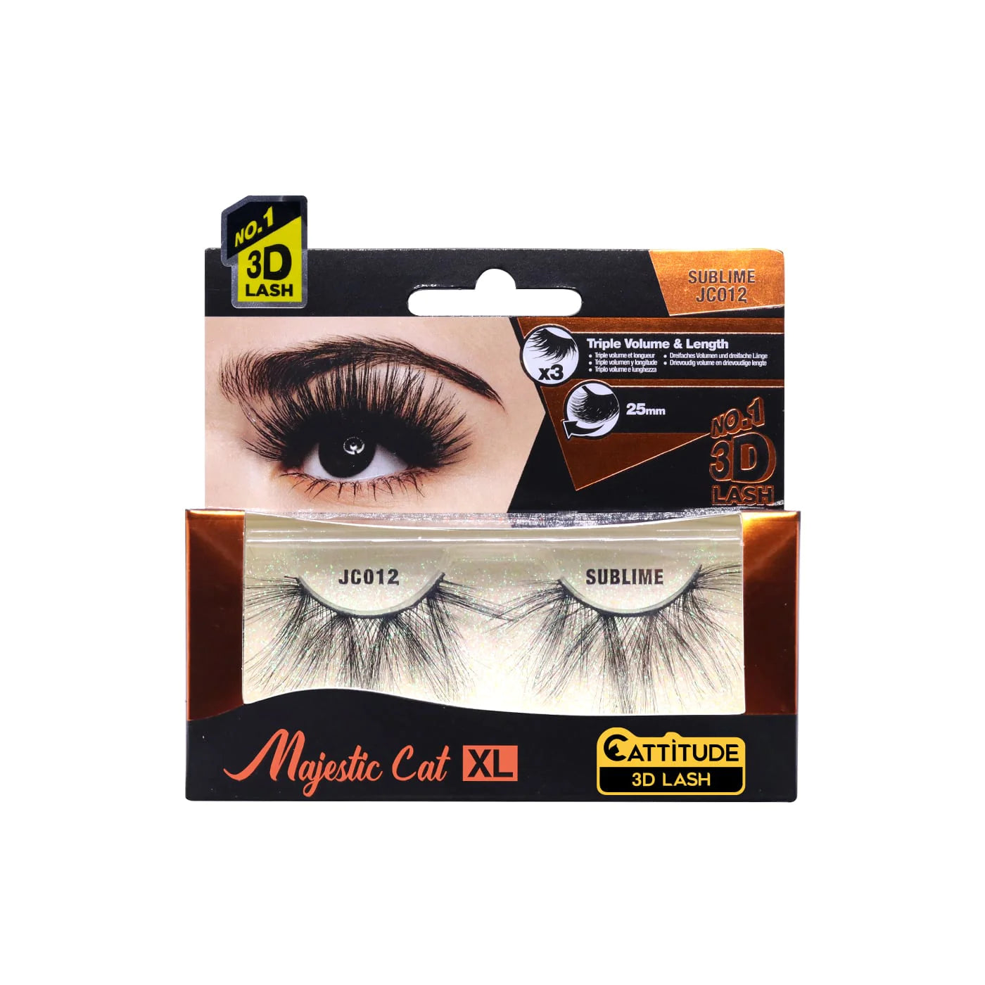 EBIN Cattitude 3D Lashes Majestic Cat