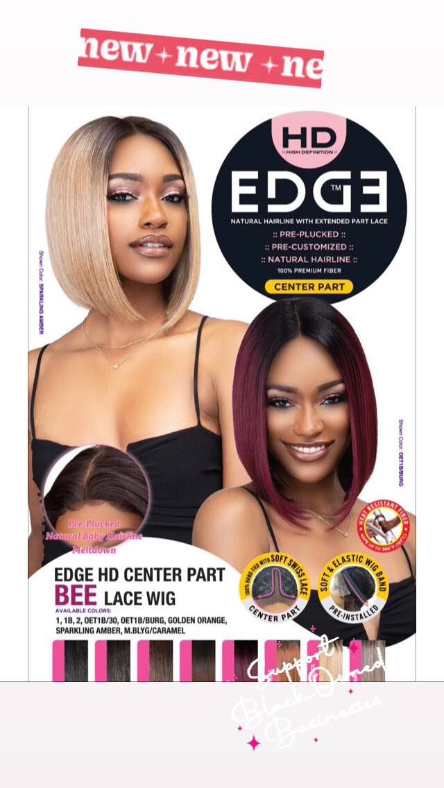 Femi Collection Edge HD Center Part BEE Lace Wig