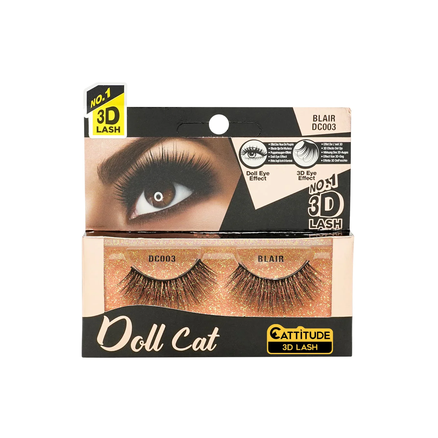 EBIN Cattitude 3D Lashes Doll Cat