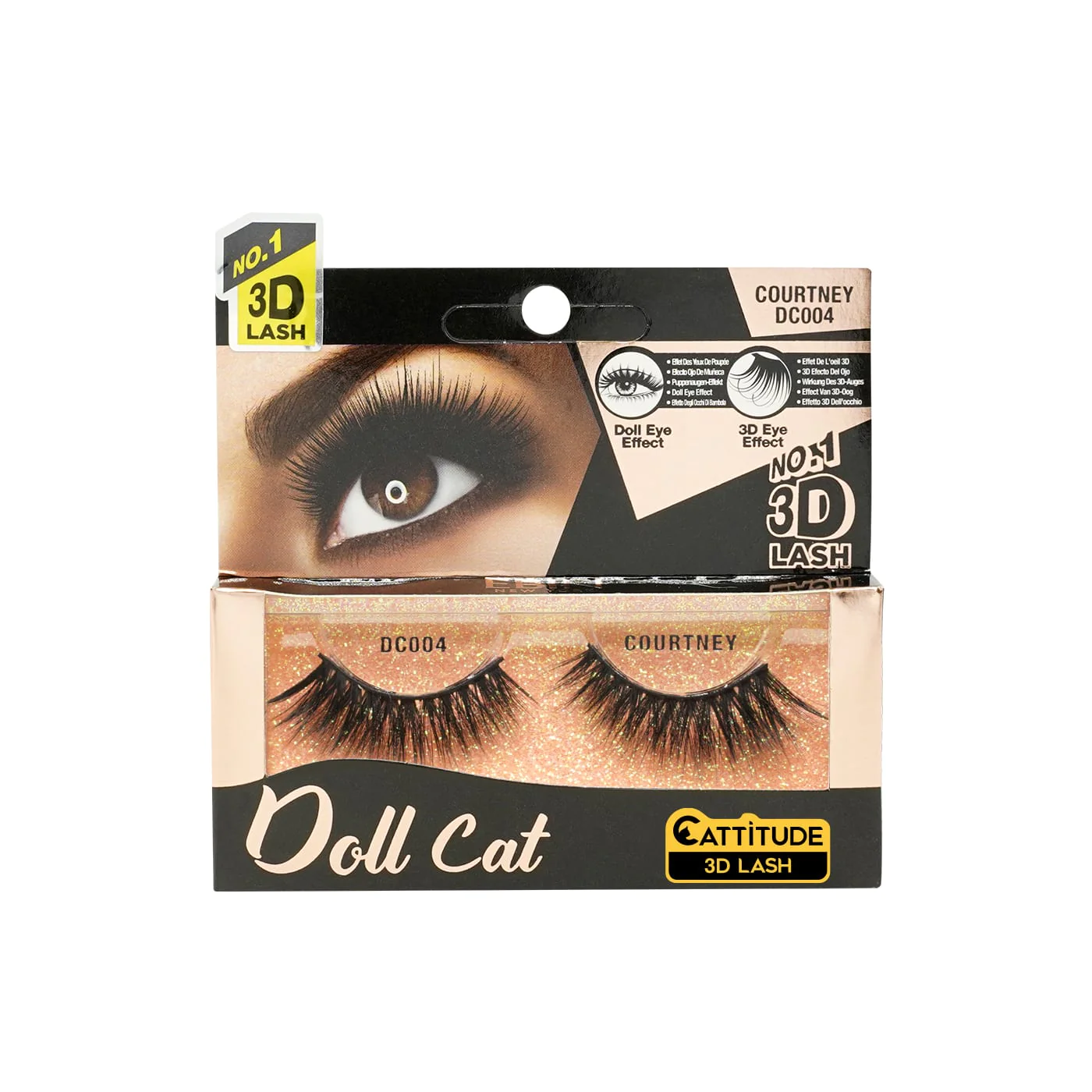 EBIN Cattitude 3D Lashes Doll Cat