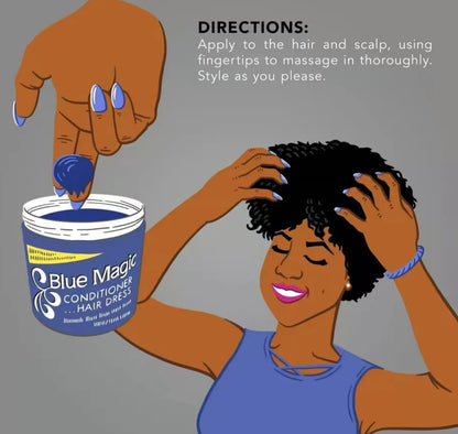 Blue Magic Hair Conditioner Grease