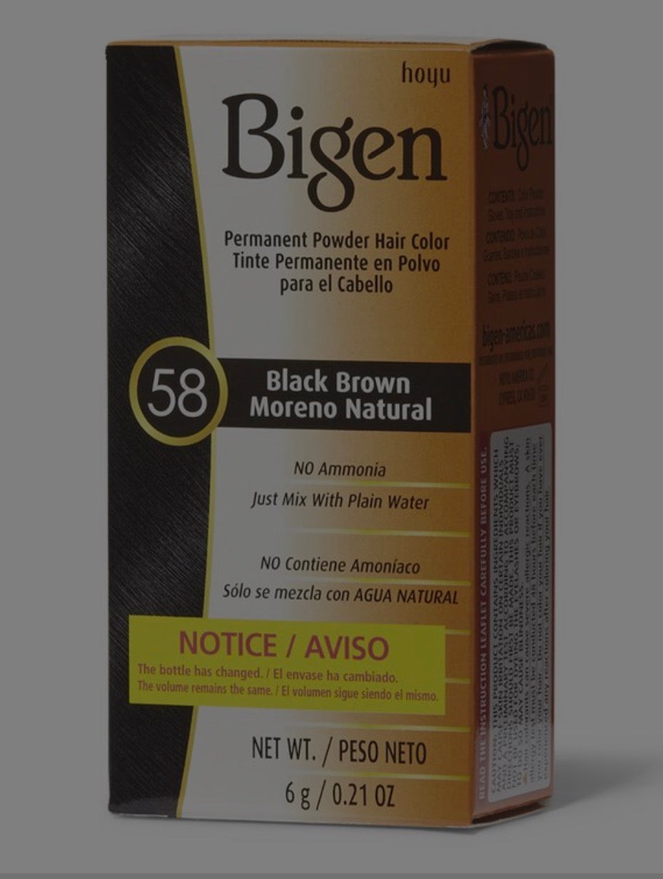 Bigen Permanent Hair Powder Dye