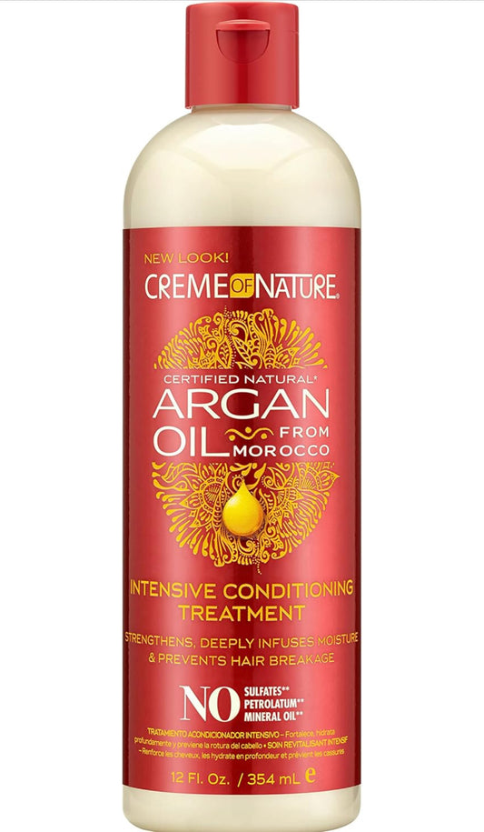 Creme of Nature Argan Moisture & Shine Instensive Conditoner, Nourishes, Hydrates, Detangles