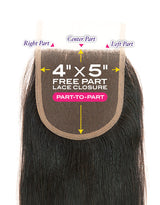 Janet Melt HD Invisible Lace Closure- Straight 4x5