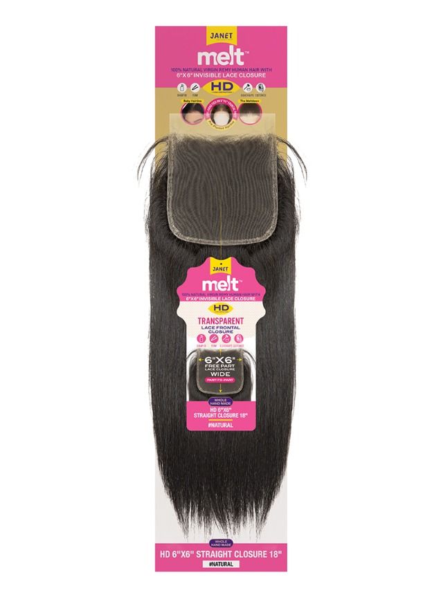 Janet Melt HD Invisible Lace Frontal Closure- Body Wave