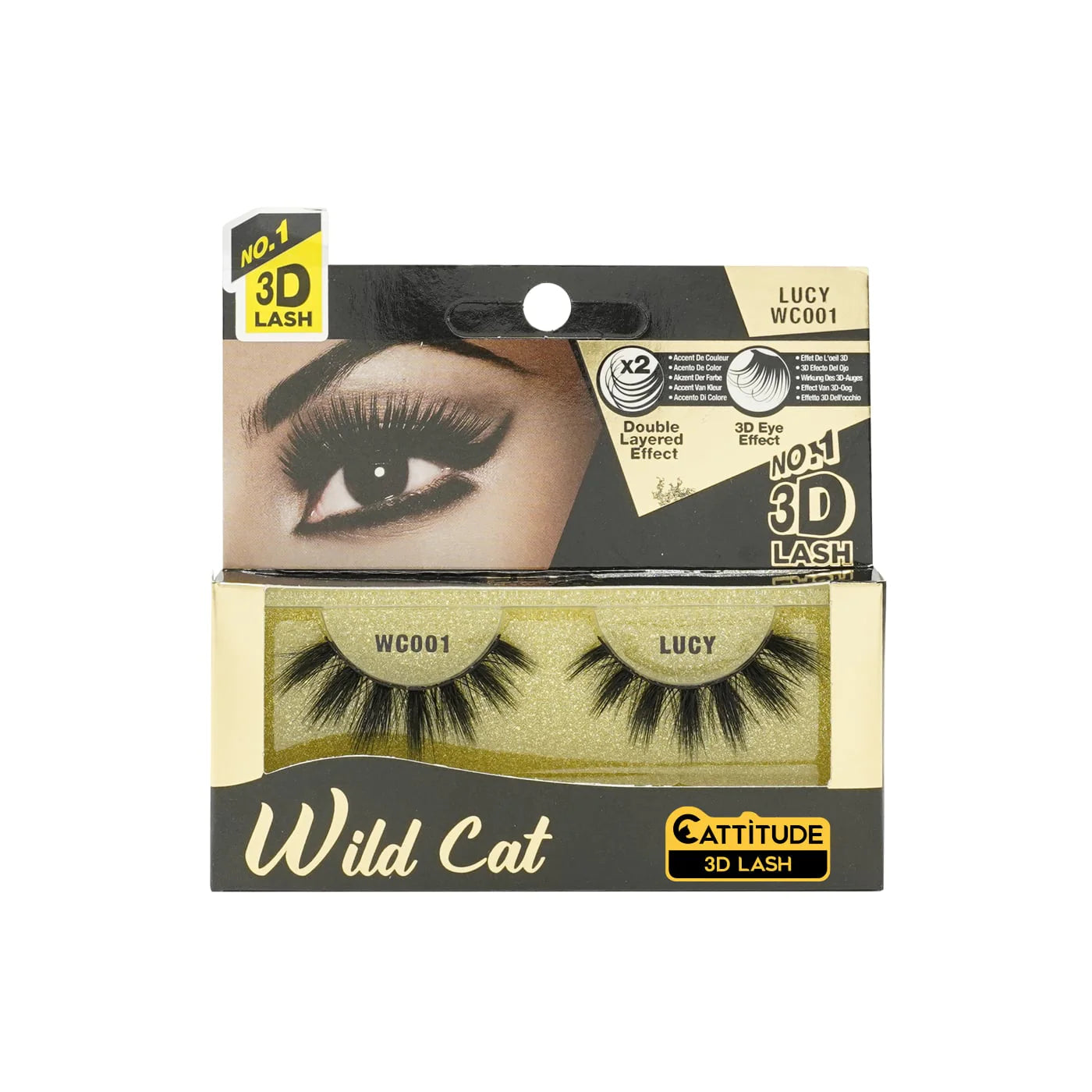 EBIN Cattitude 3D Lashes Wild Cat