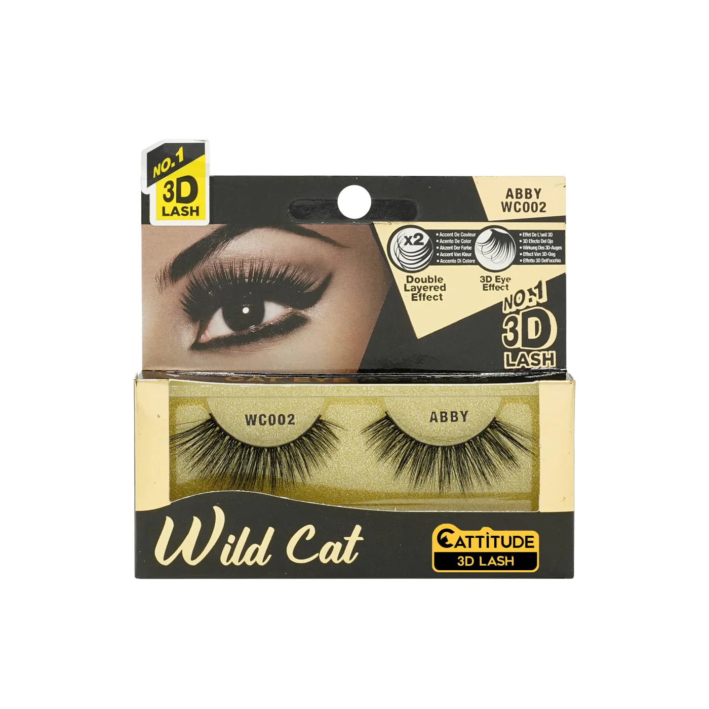 EBIN Cattitude 3D Lashes Wild Cat