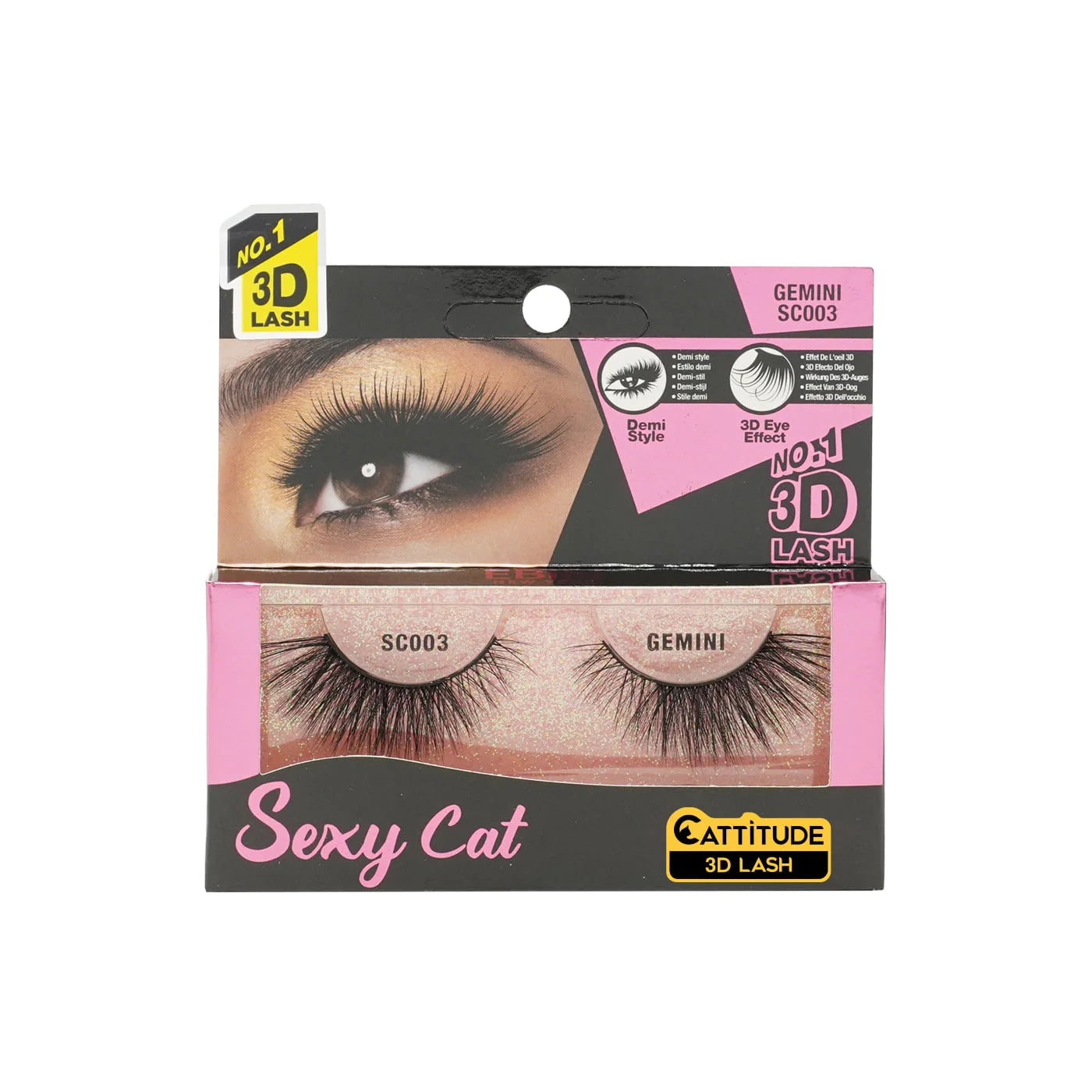 EBIN Cattitude 3D Lashes Sexy Cat