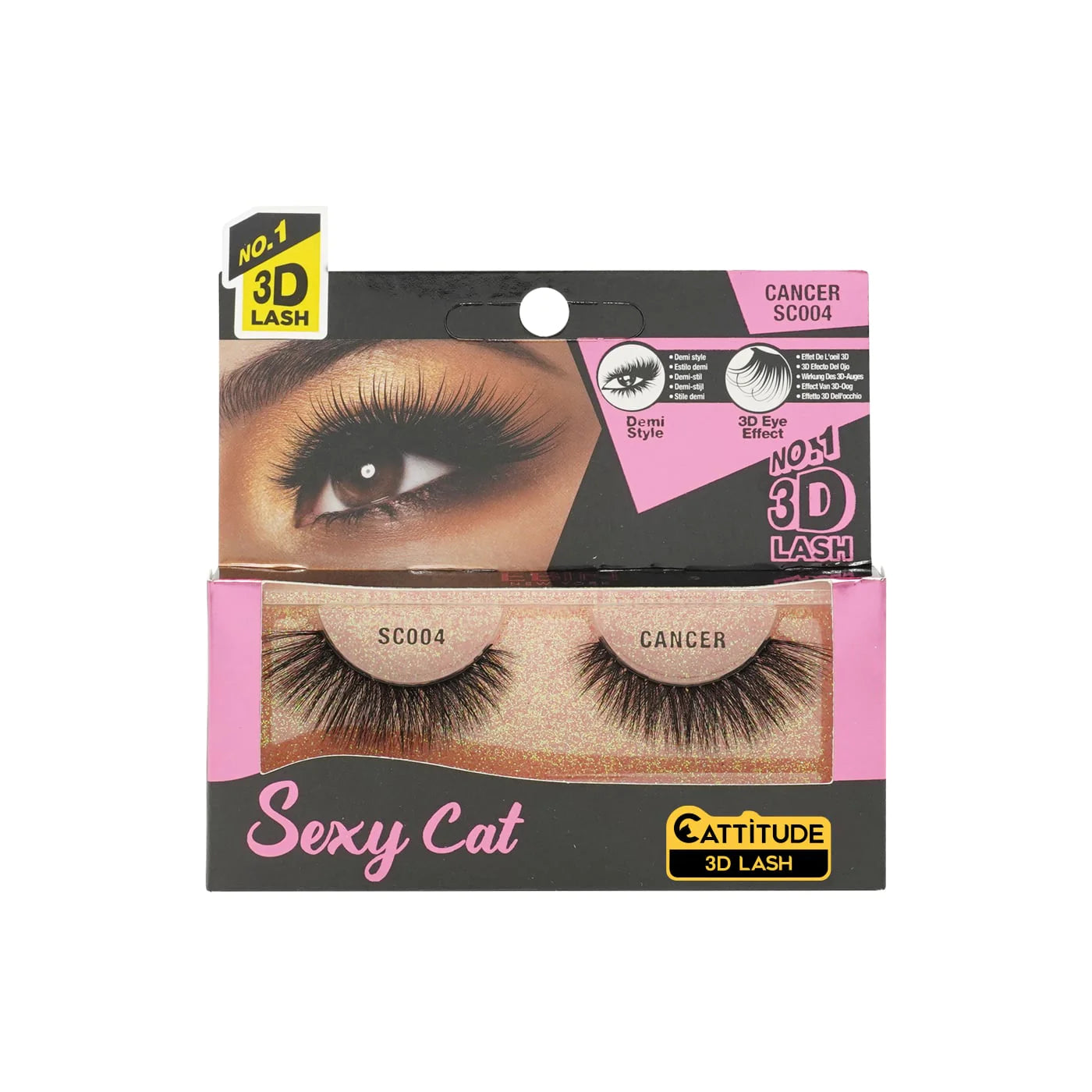 EBIN Cattitude 3D Lashes Sexy Cat