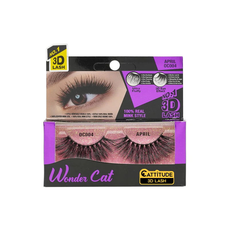 EBIN Cattitude 3D Lashes Faux Mink Monthly