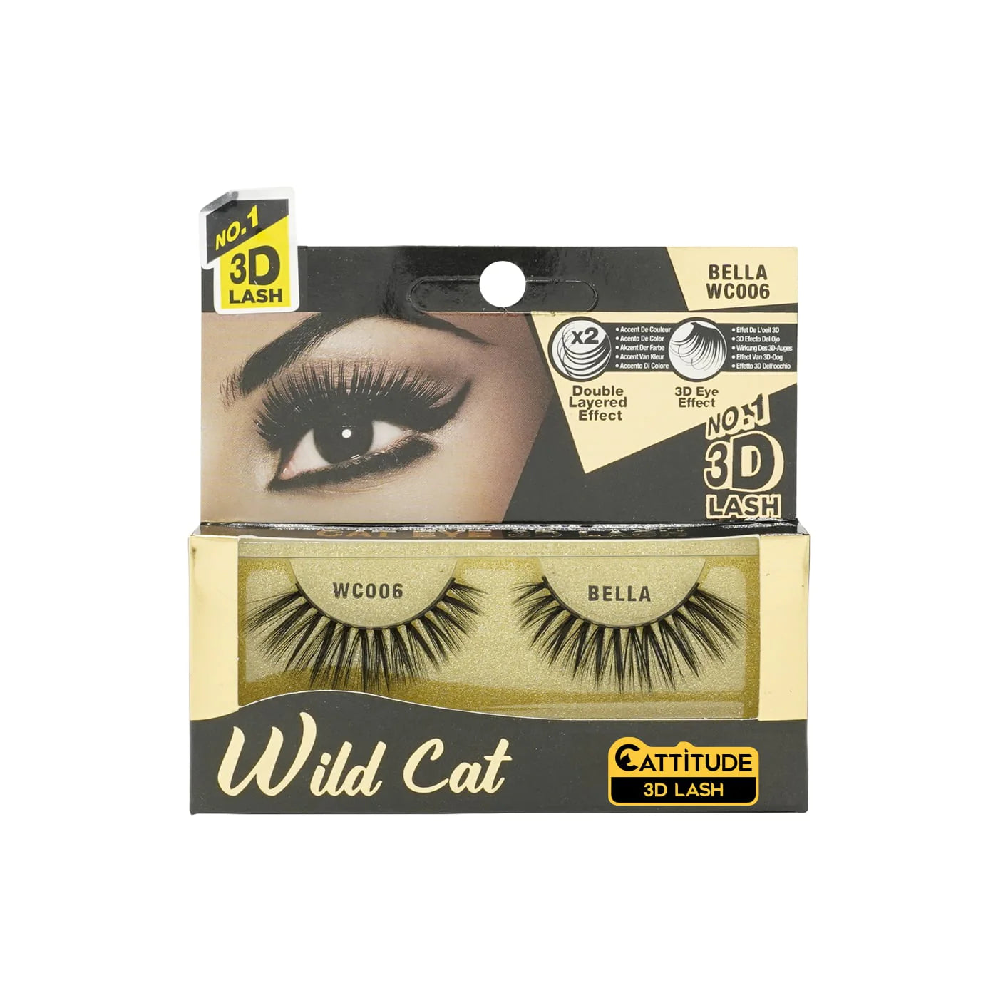 EBIN Cattitude 3D Lashes Wild Cat