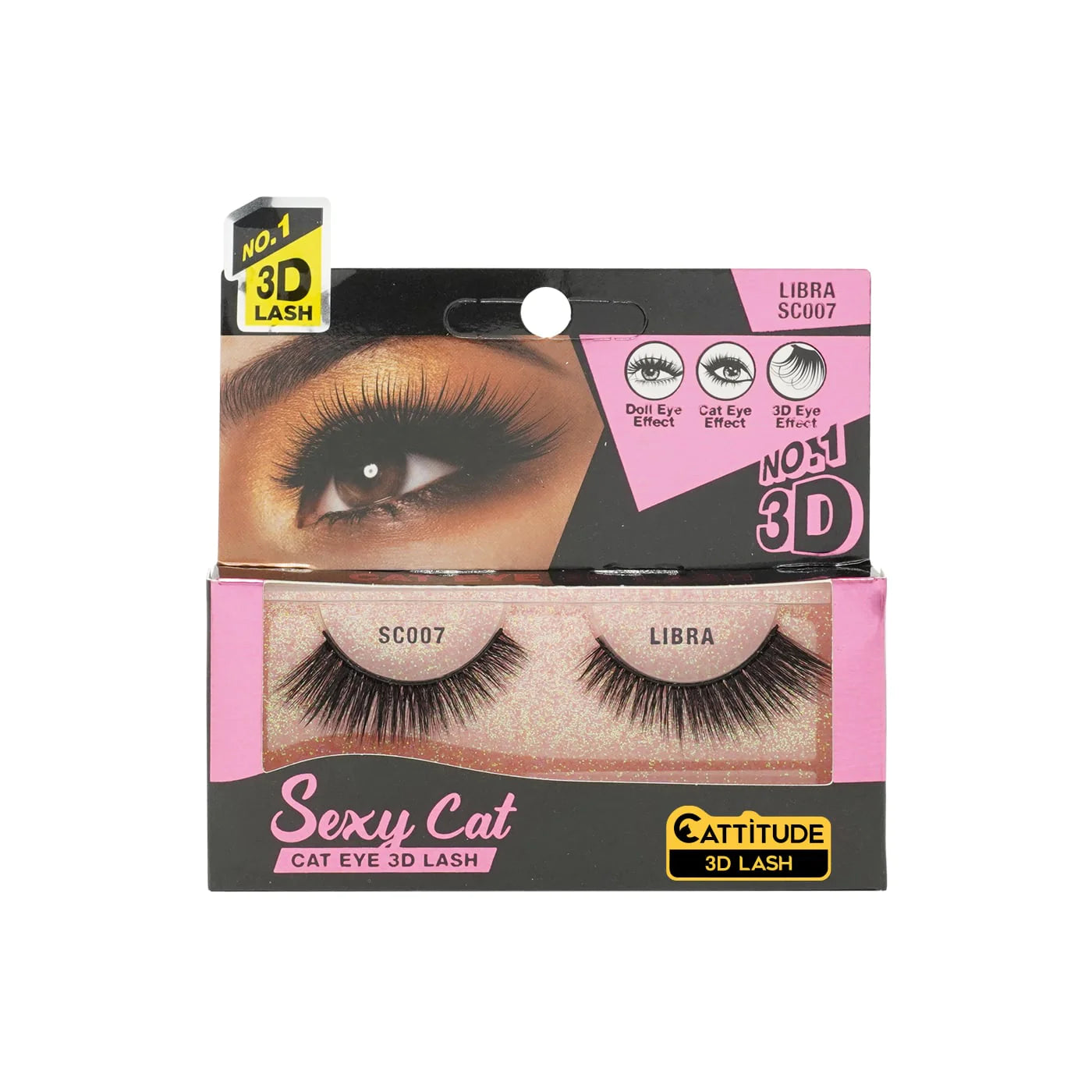EBIN Cattitude 3D Lashes Sexy Cat