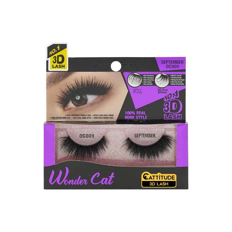 EBIN Cattitude 3D Lashes Faux Mink Monthly