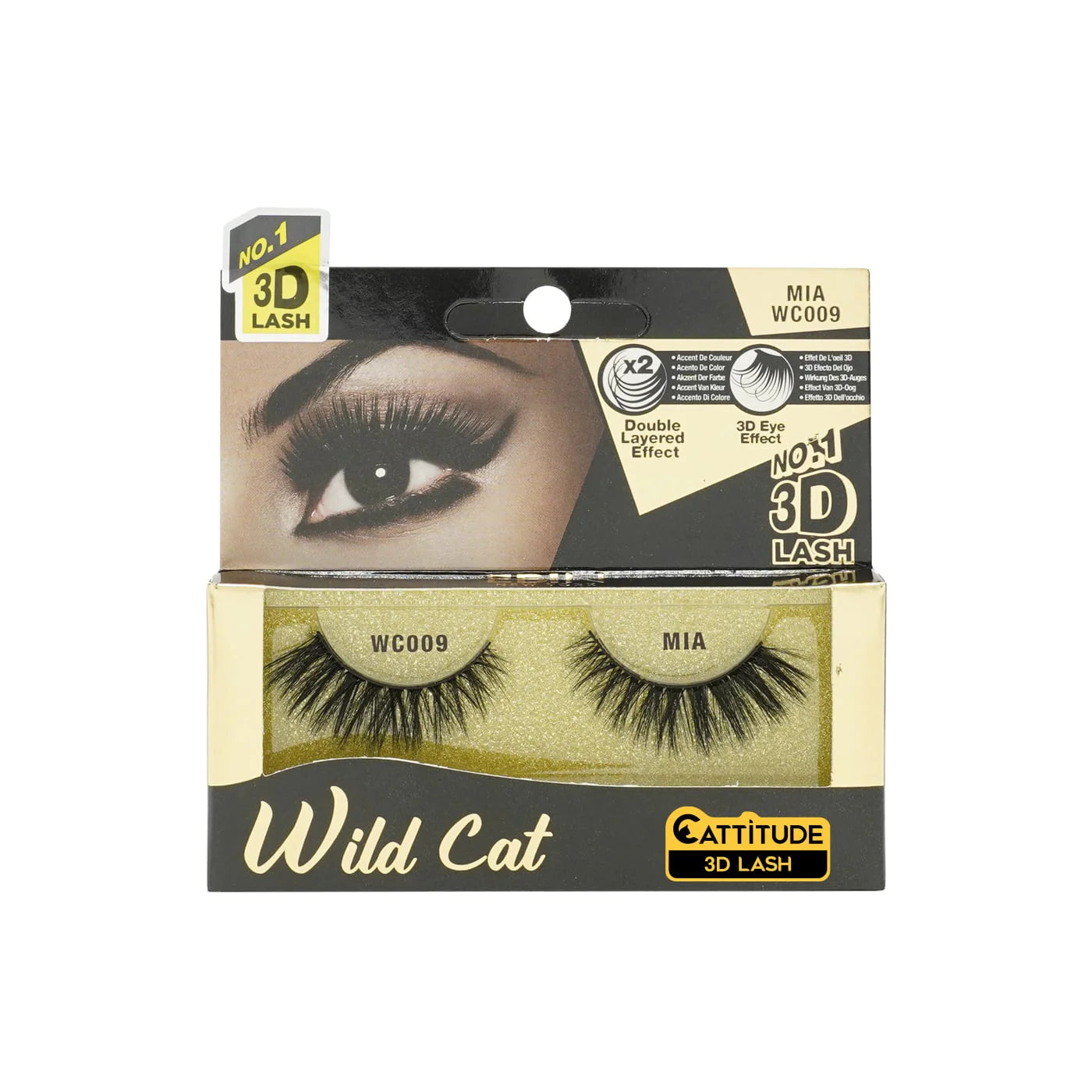 EBIN Cattitude 3D Lashes Wild Cat