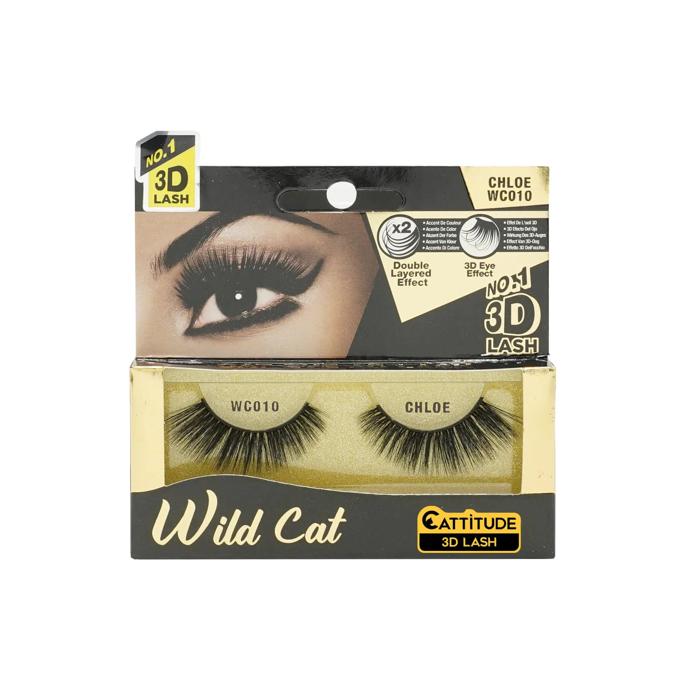 EBIN Cattitude 3D Lashes Wild Cat