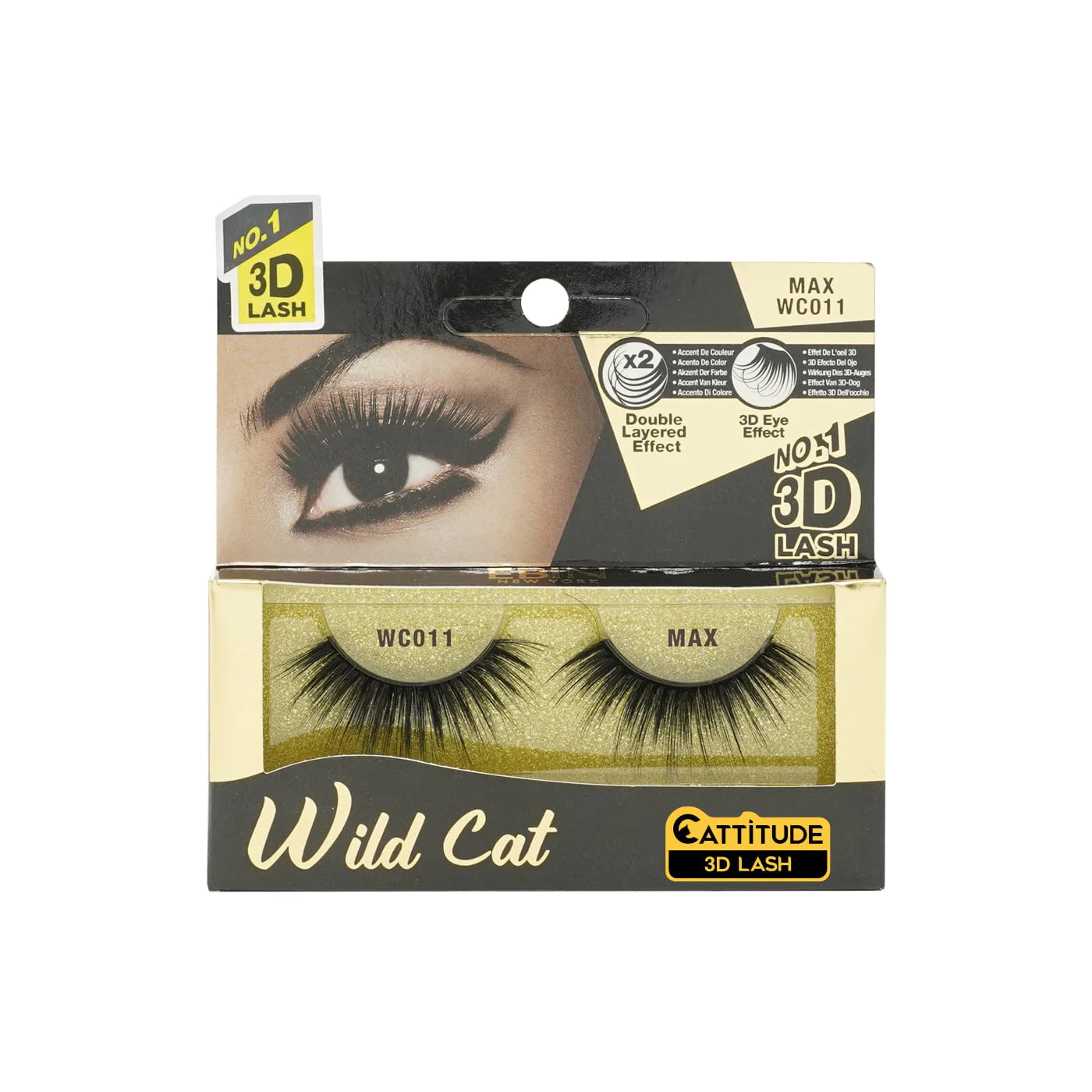 EBIN Cattitude 3D Lashes Wild Cat