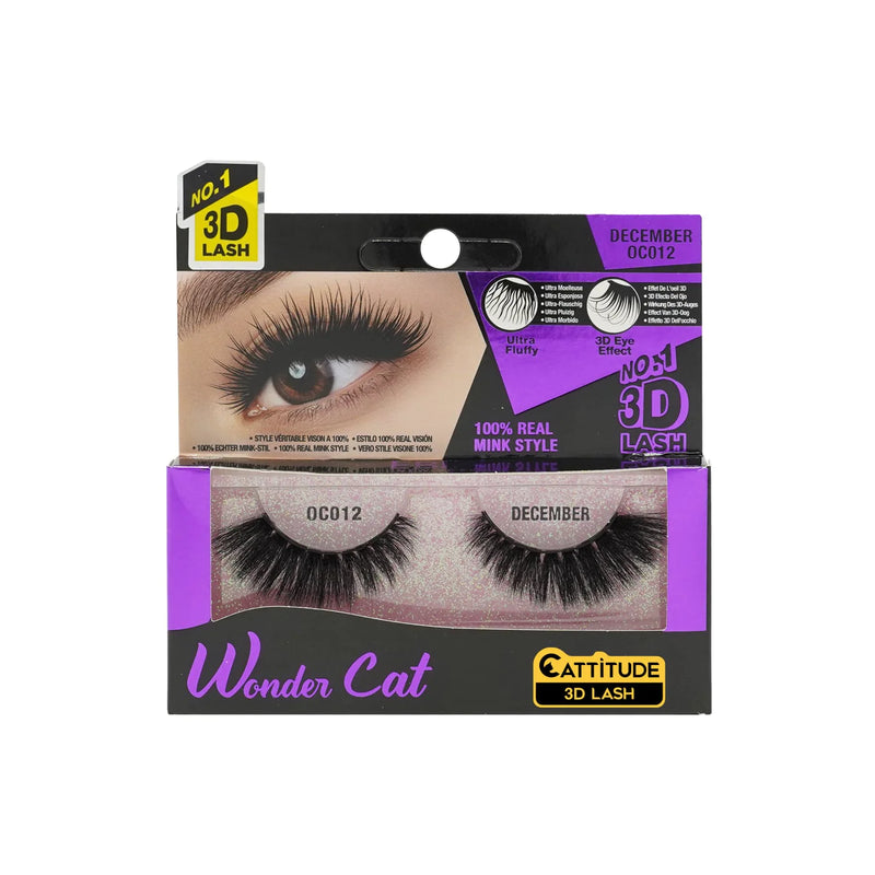 EBIN Cattitude 3D Lashes Faux Mink Monthly