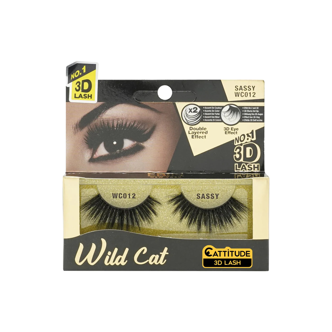 EBIN Cattitude 3D Lashes Wild Cat