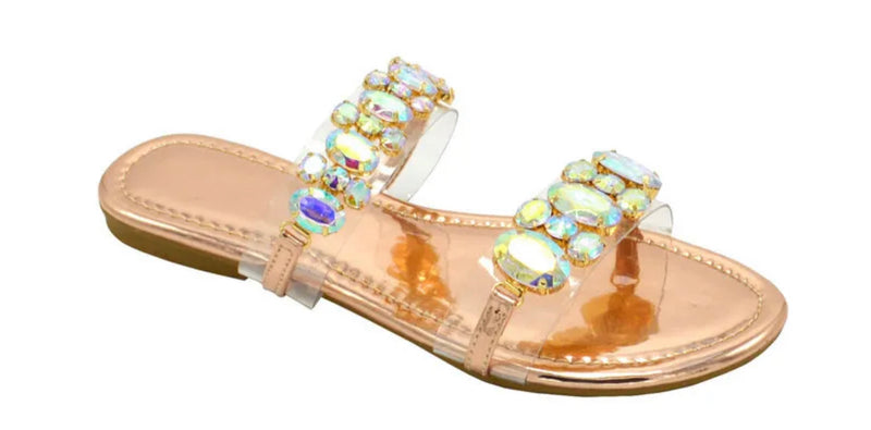 Gem Sandals (Gold)