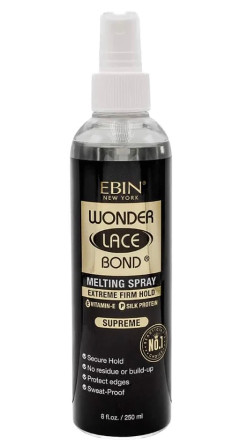 EBIN NEWYORK Ebin Wonder Lace Bond Melting Spray Tug Test 🤍 my new g, Ebin Melting Spray