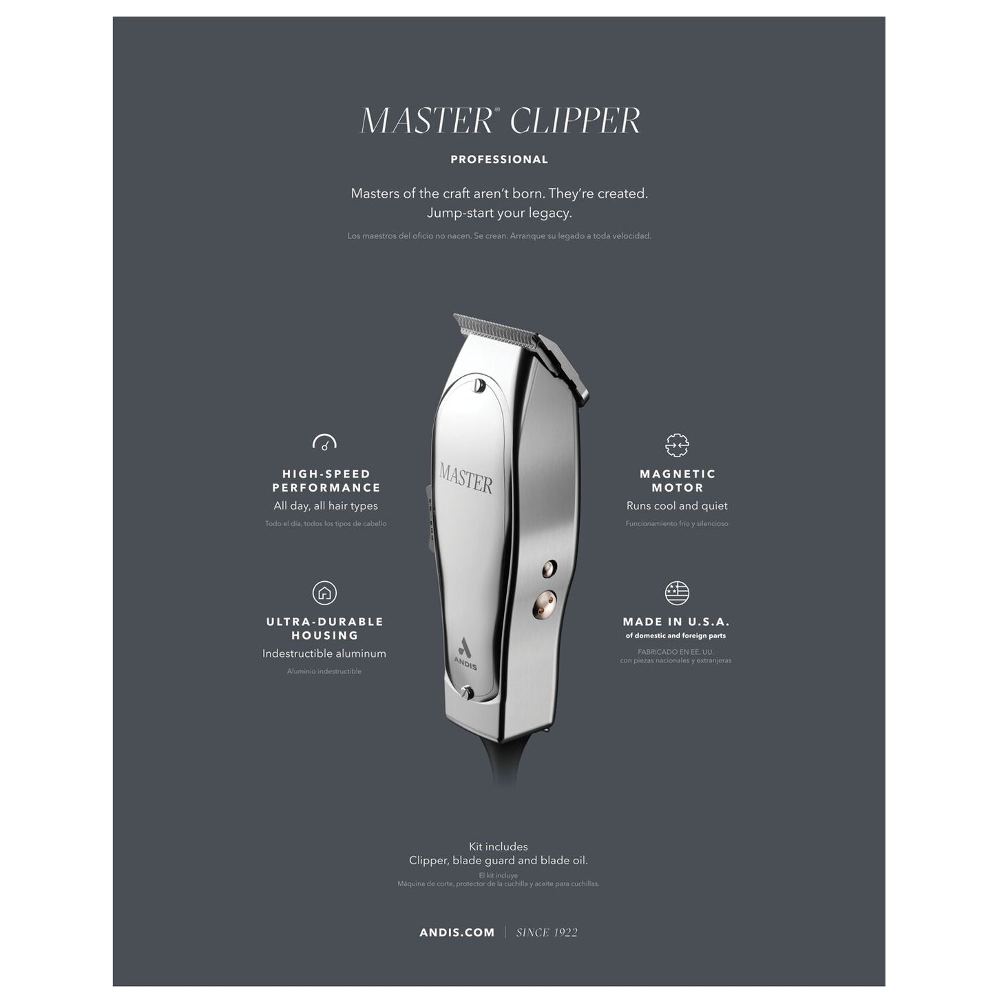 Andis Master Adjustable Blade Clipper